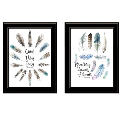 Good Vibes Only 2 Black Framed Print Wall Art HomeRoots