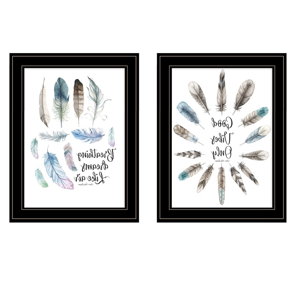 Good Vibes Only 2 Black Framed Print Wall Art HomeRoots