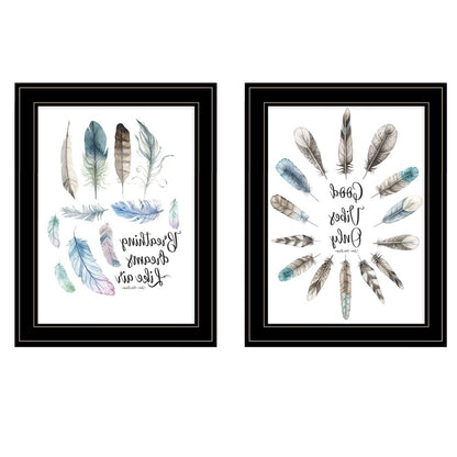 Good Vibes Only 2 Black Framed Print Wall Art HomeRoots