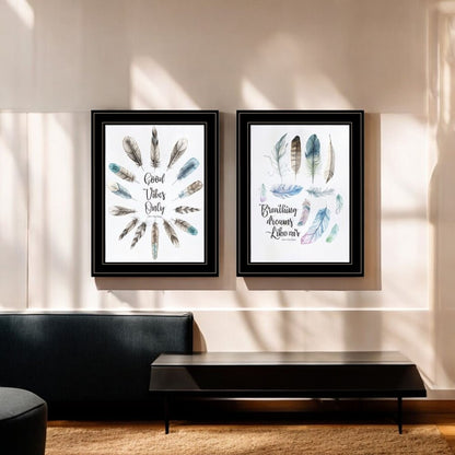 Good Vibes Only 2 Black Framed Print Wall Art HomeRoots