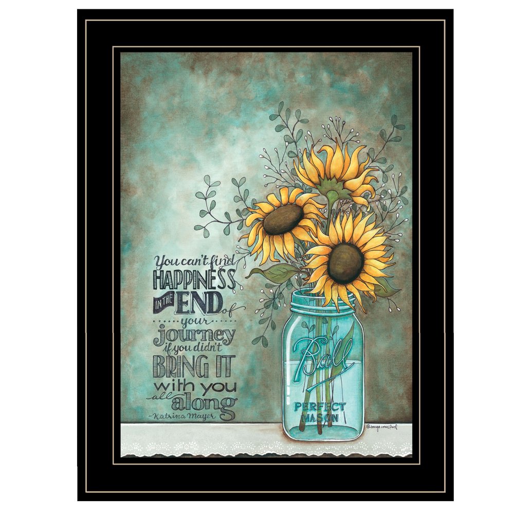 All Along 2 Black Framed Print Wall Art HomeRoots