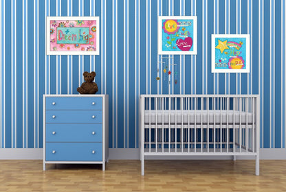 Set Of Three Dream White Framed Print Wall Art HomeRoots