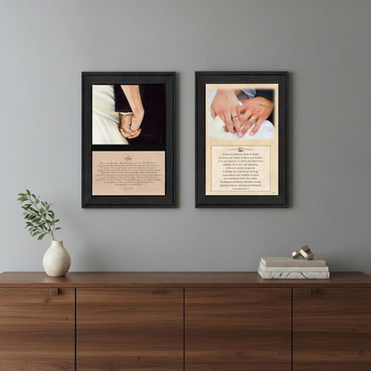 Set Of Two Marriage Black Framed Print Wall Art HomeRoots