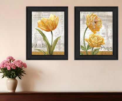 Set Of Two Paris Black Framed Print Wall Art HomeRoots