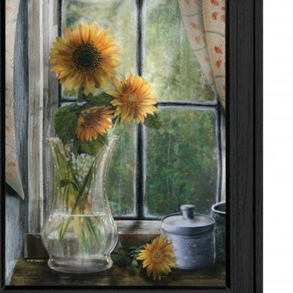 Set Of Two Flowers 1 Black Framed Print Wall Art HomeRoots