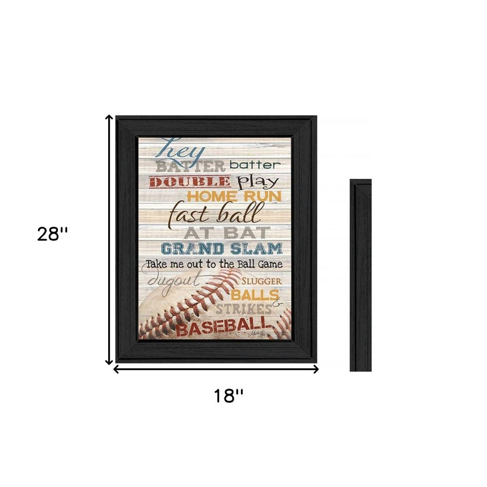 Set Of Two Baseball 1 Black Framed Print Wall Art HomeRoots