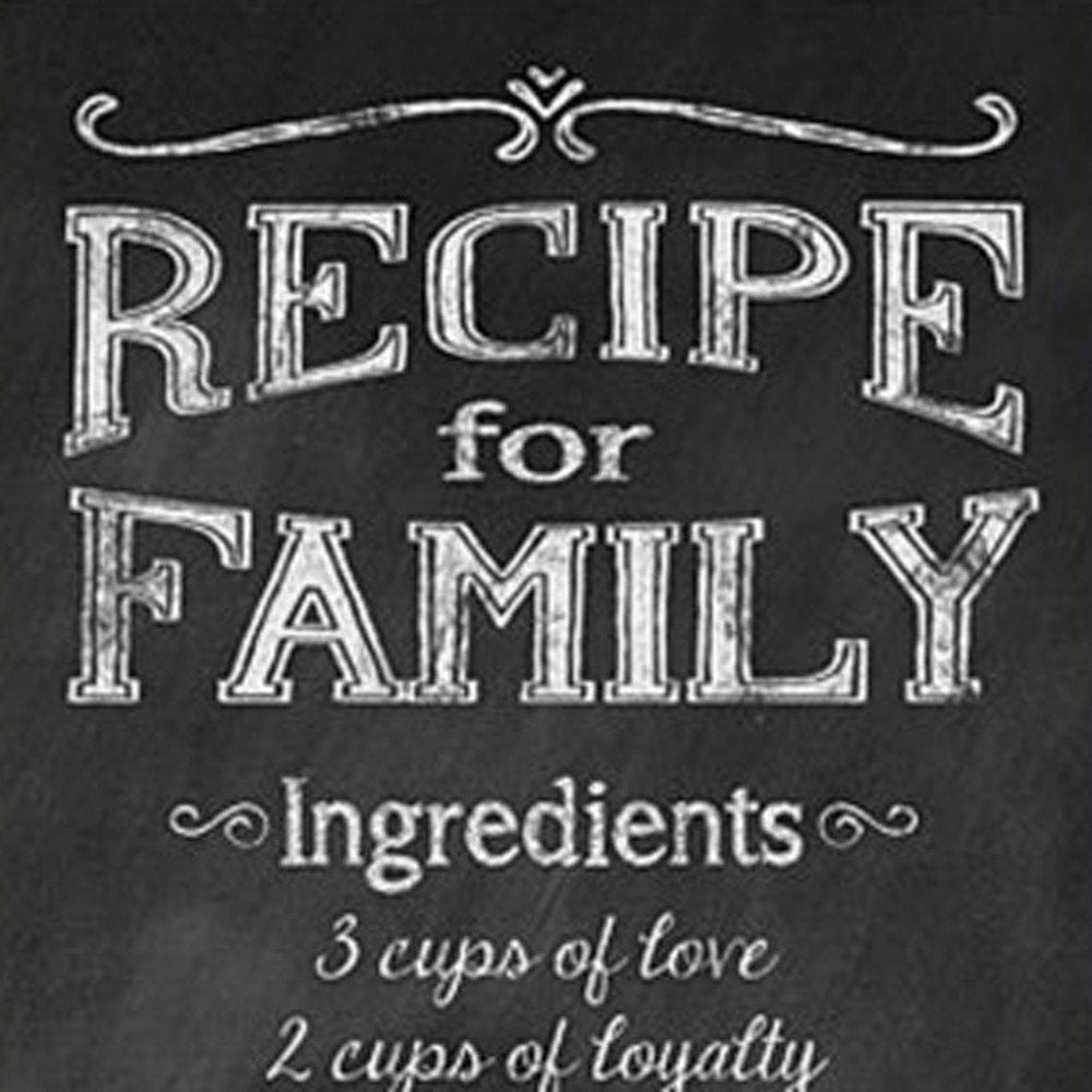 Set Of Two Family Recipe White Framed Print Wall Art HomeRoots