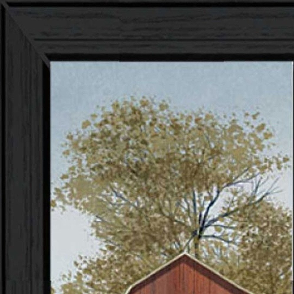 Set Of Two Country Barns 3 Black Framed Print Wall Art HomeRoots