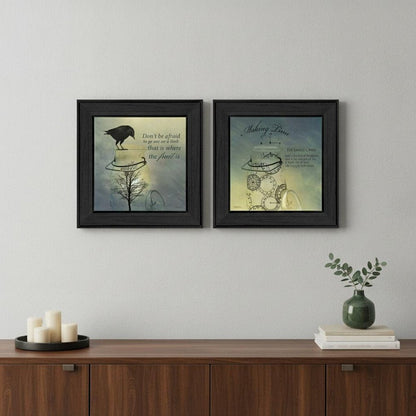 Set Of Two Glass Jars Black Framed Print Kitchen Wall Art HomeRoots