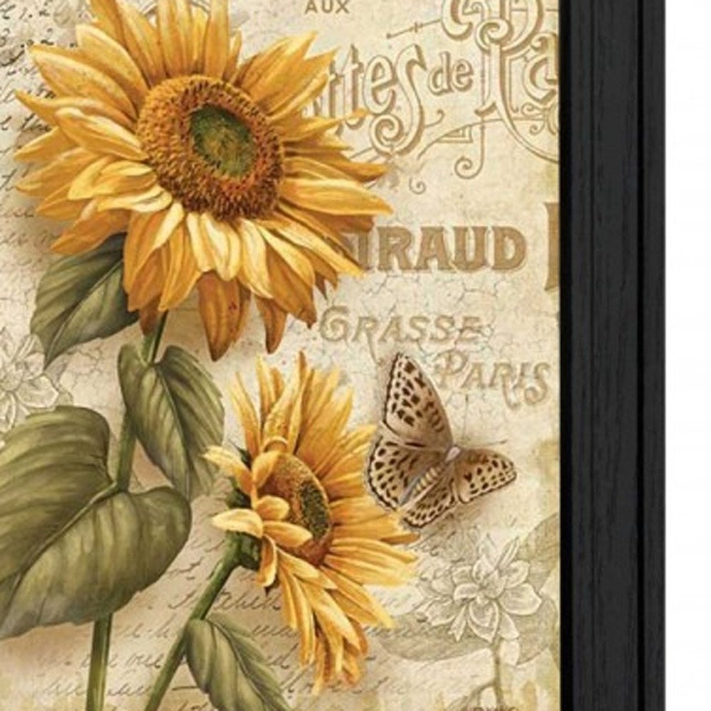 Set Of Two Flowers 2 Black Framed Print Wall Art HomeRoots