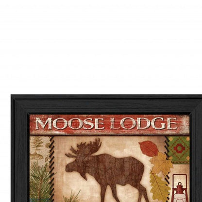 Set Of Two Lodge I Black Framed Print Wall Art HomeRoots