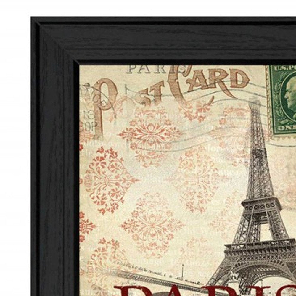 Set Of Two Post Cards Black Framed Print Wall Art HomeRoots