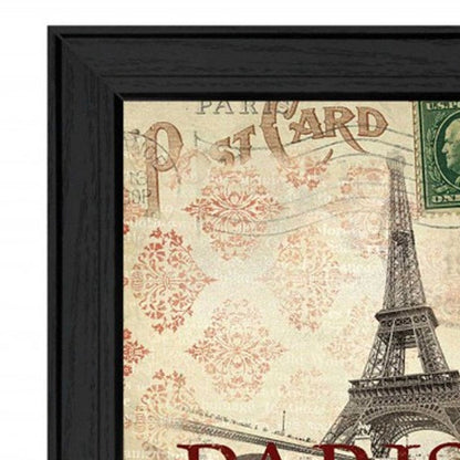 Set Of Two Post Cards Black Framed Print Wall Art HomeRoots