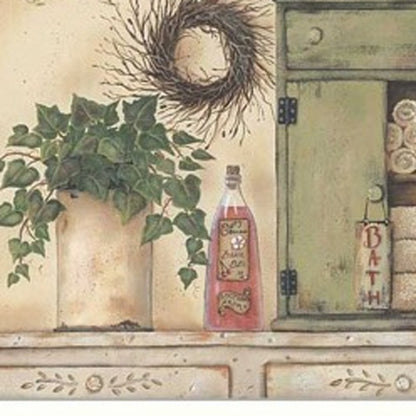 Set Of Three Garden Bath 2 White Framed Print Bathroom Wall Art HomeRoots