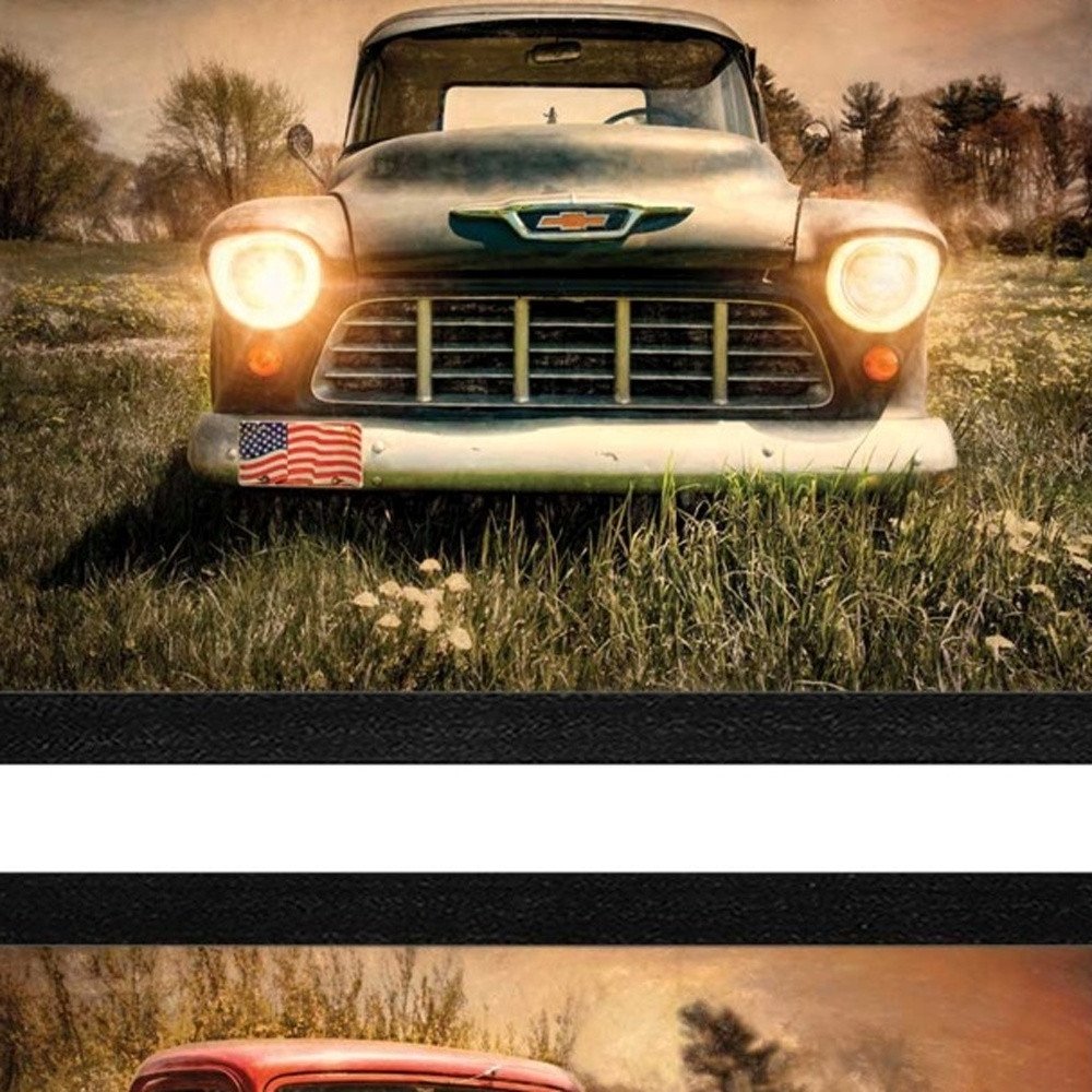 Set Of Two Vintage Trucks Black Framed Print Wall Art HomeRoots