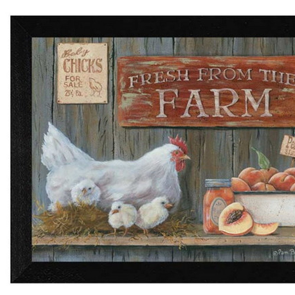 Set Of Three Farmers Market Black Framed Print Wall Art HomeRoots