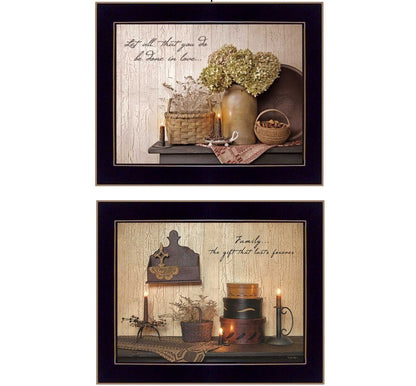 Set Of Two Keepsake Treasures Black Framed Print Wall Art HomeRoots