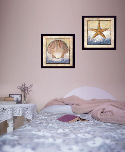 Set Of Two Sea Journey Black Framed Print Wall Art HomeRoots