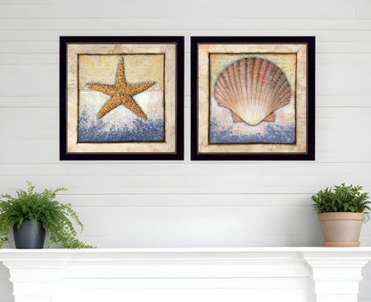 Set Of Two Sea Journey Black Framed Print Wall Art HomeRoots