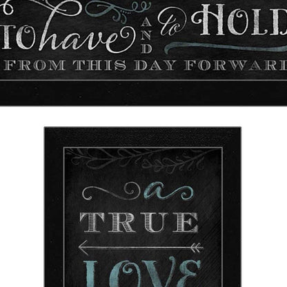 Set Of Two Love Story Black Framed Print Wall Art HomeRoots