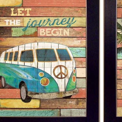 Set Of Two Journey Black Framed Print Wall Art HomeRoots