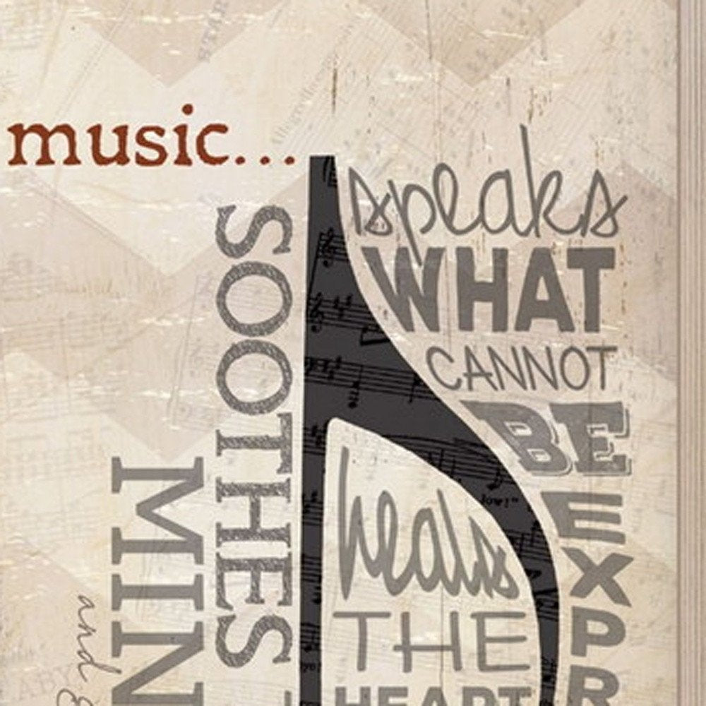 Set Of Two Musical NotesBrown Framed Print Wall Art HomeRoots
