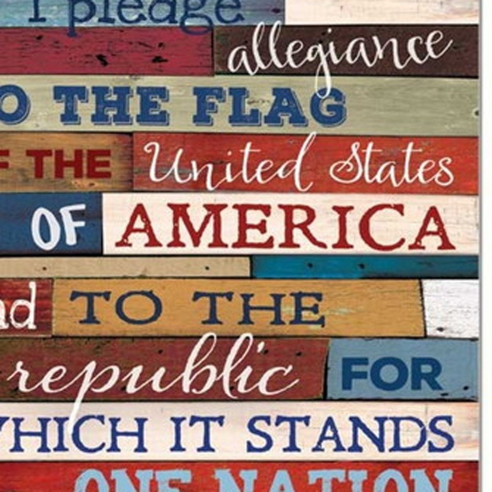 Set Of Two America Proud White Framed Print Wall Art HomeRoots