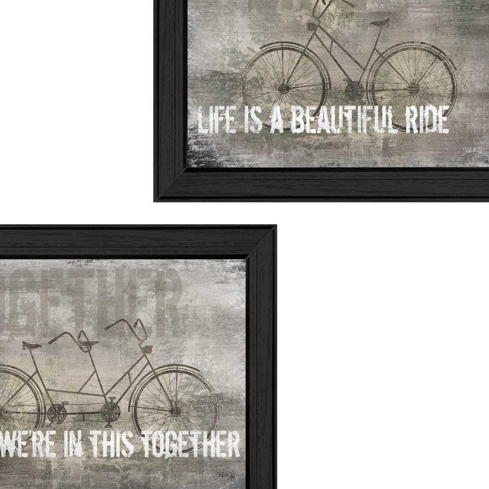 Set Of Two In this Together Black Framed Print Wall Art HomeRoots
