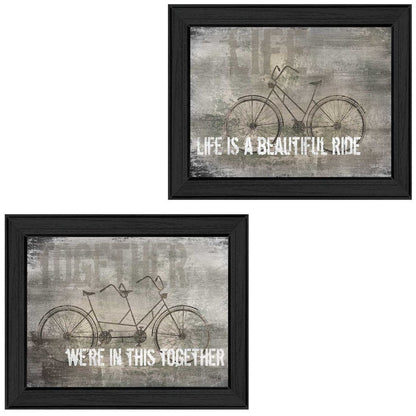 Set Of Two In this Together Black Framed Print Wall Art HomeRoots
