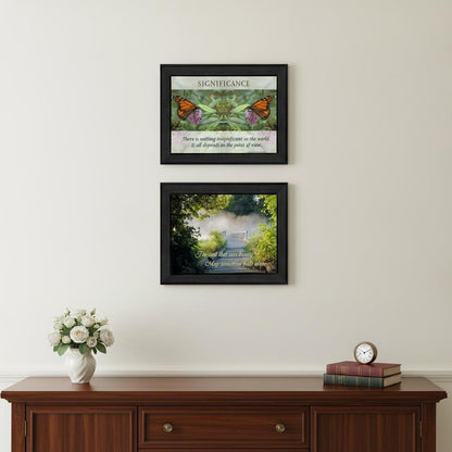 Set Of Two Beauty 1 Black Framed Print Wall Art HomeRoots