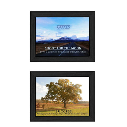 Set Of Two Success 1 Black Framed Print Wall Art HomeRoots