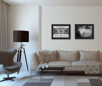 Set Of Two Beauty 2 Black Framed Print Wall Art HomeRoots