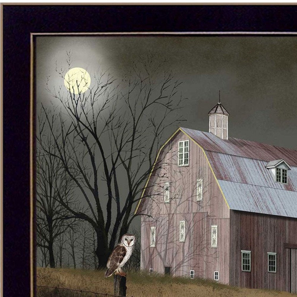 Set Of Two Midnight Moon Black Framed Print Wall Art HomeRoots