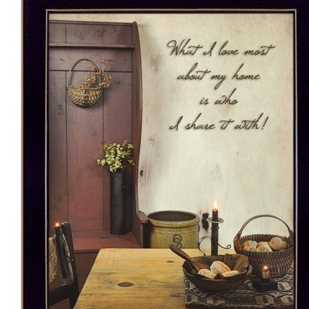 Set Of Two Home and Family Black Framed Wall Art — view 3