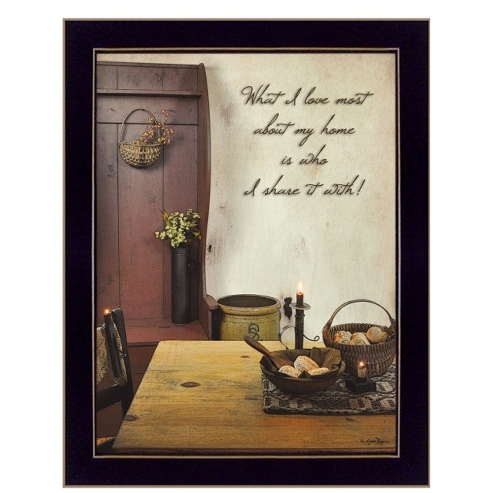 Set Of Two Home and Family Black Framed Wall Art — view 4