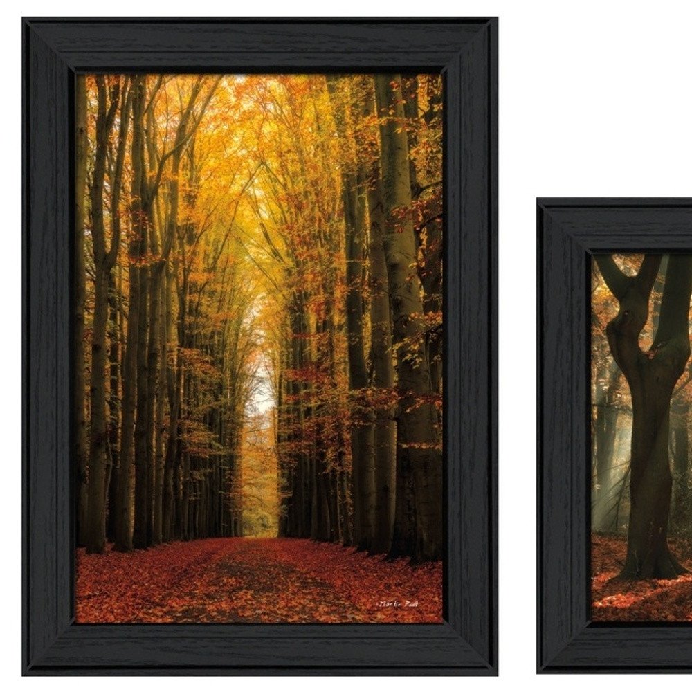 Set Of Two Highway to Heaven Black Framed Wall Art — view 4