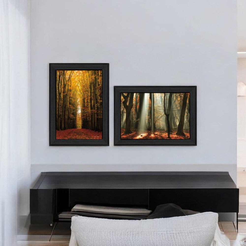 Set Of Two Highway to Heaven Black Framed Wall Art — view 5
