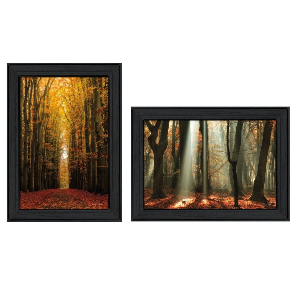 Set Of Two Highway to Heaven Black Framed Wall Art — view 2