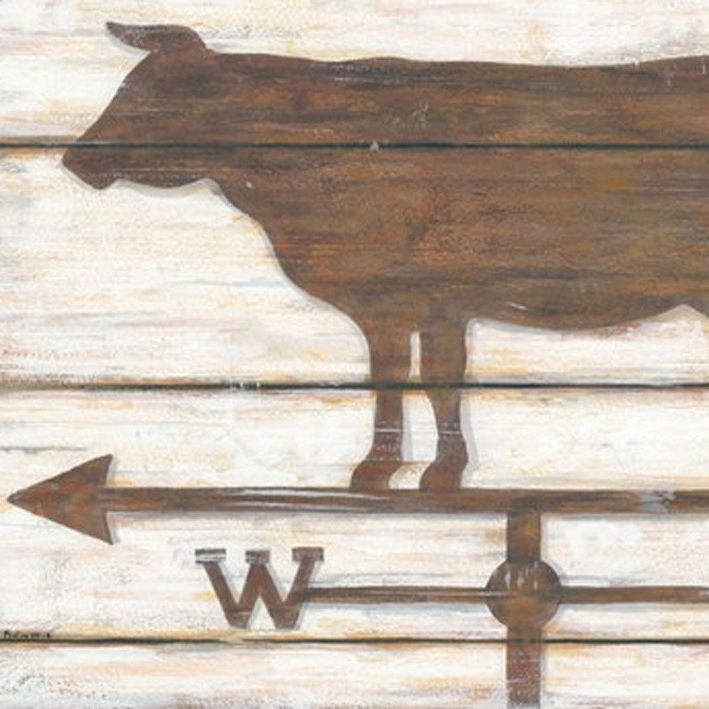 Set Of Two Country Bath Shelf Brown Framed Wall Art — view 3