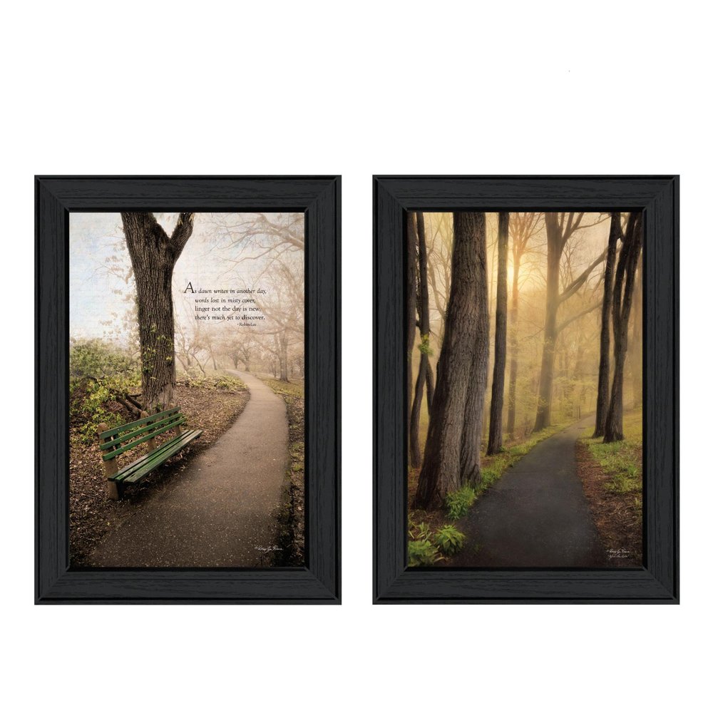 Set Of Two After The Rain Black Framed Wall Art — view 2