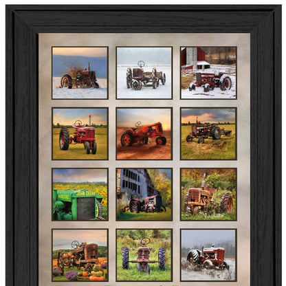 Set Of Two Farming Black Framed Wall Art