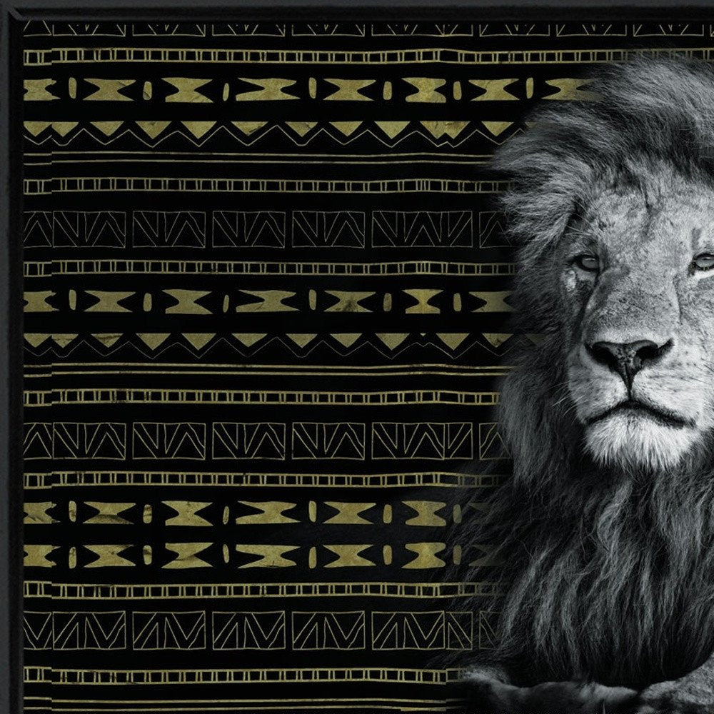 Set Of Two Elegant Wildlife Black Framed Wall Art — view 3