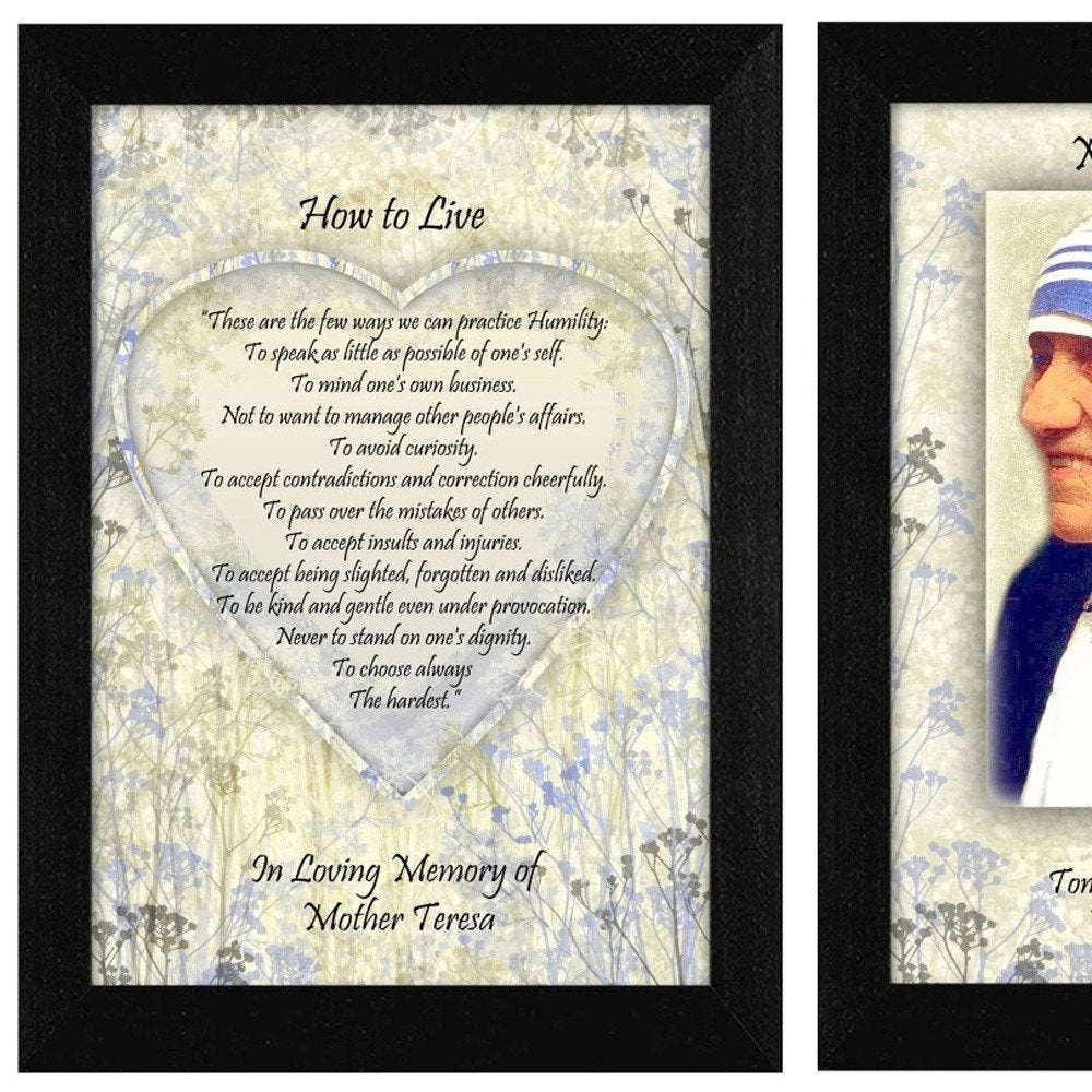 Set Of Two How To Live Quotes Black Framed Wall Art — view 5