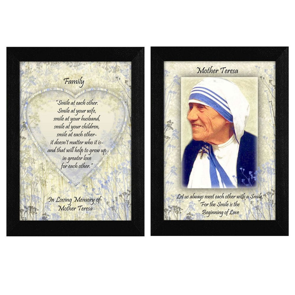 Set Of Two Family Quotes Black Framed Wall Art — view 3