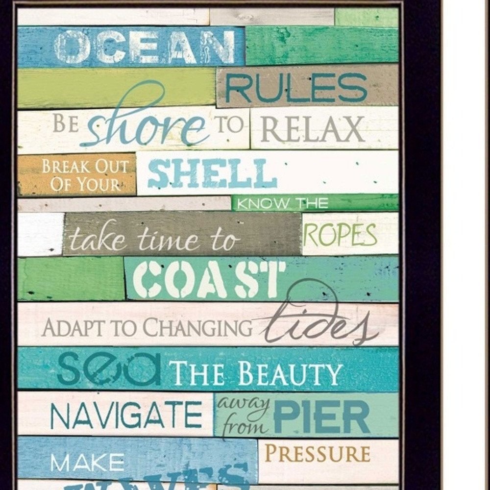Set Of Two Live in The Present 1 Black Framed Wall Art — view 4