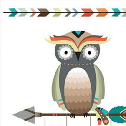 Set Of Two Baby Owl or Dream Big 2 White Framed Wall Art