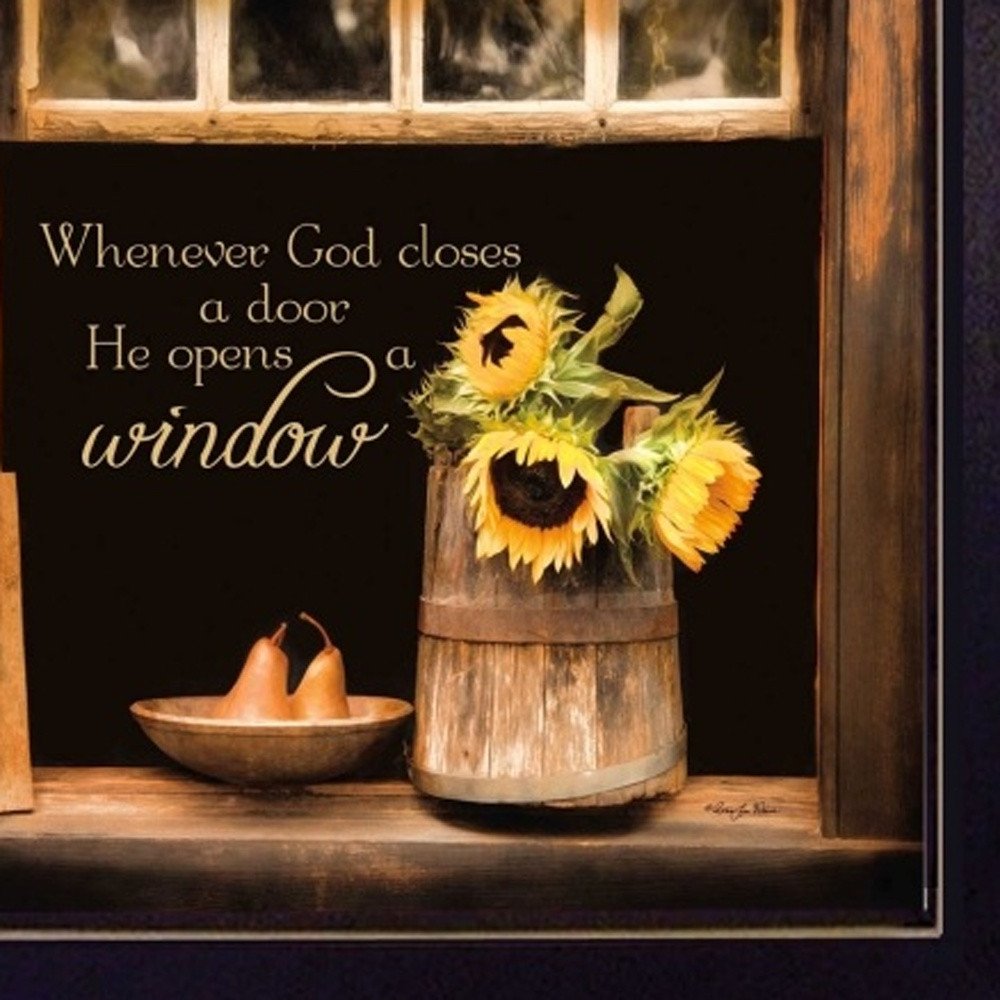 Set Of Two Sunny Windows Black Framed Wall Art — view 3