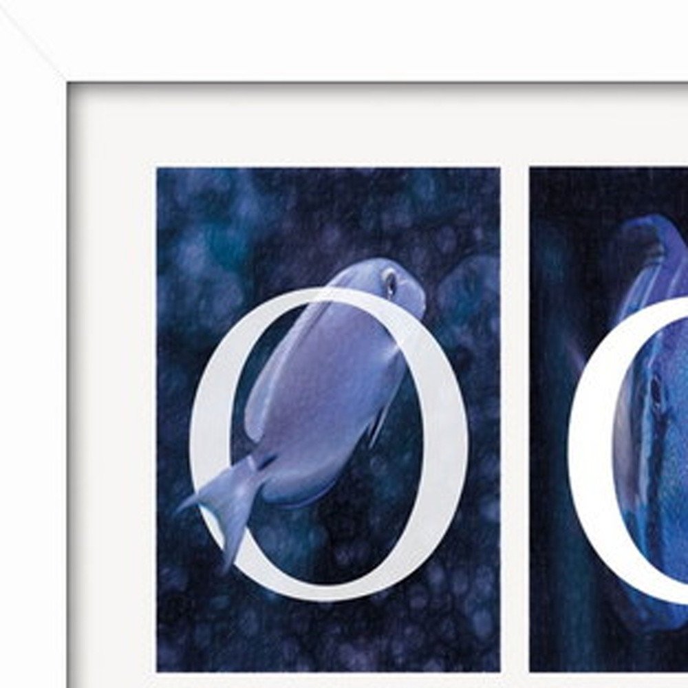 Set Of Two Ocean or Beach White Framed Print Wall Art — view 3