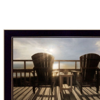 Set Of Two By The Sea 1 Black Framed Wall Art