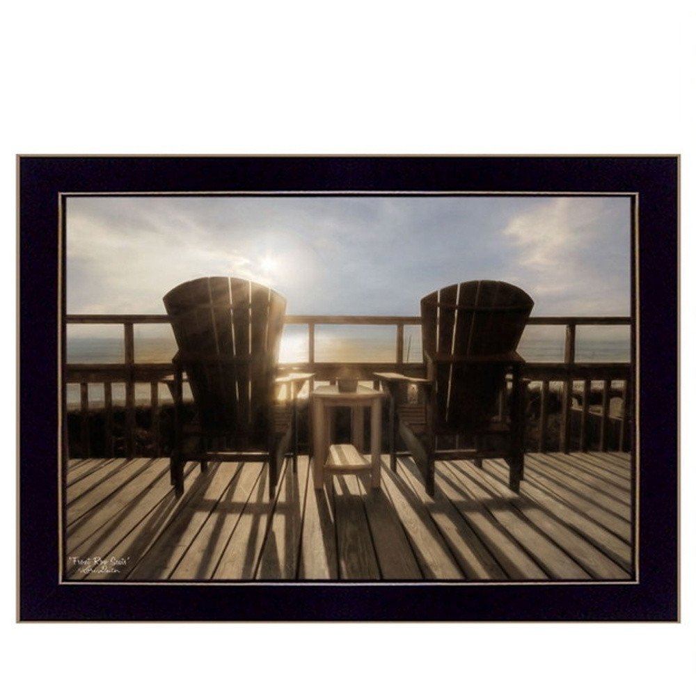 Set Of Two By The Sea 1 Black Framed Wall Art — view 4